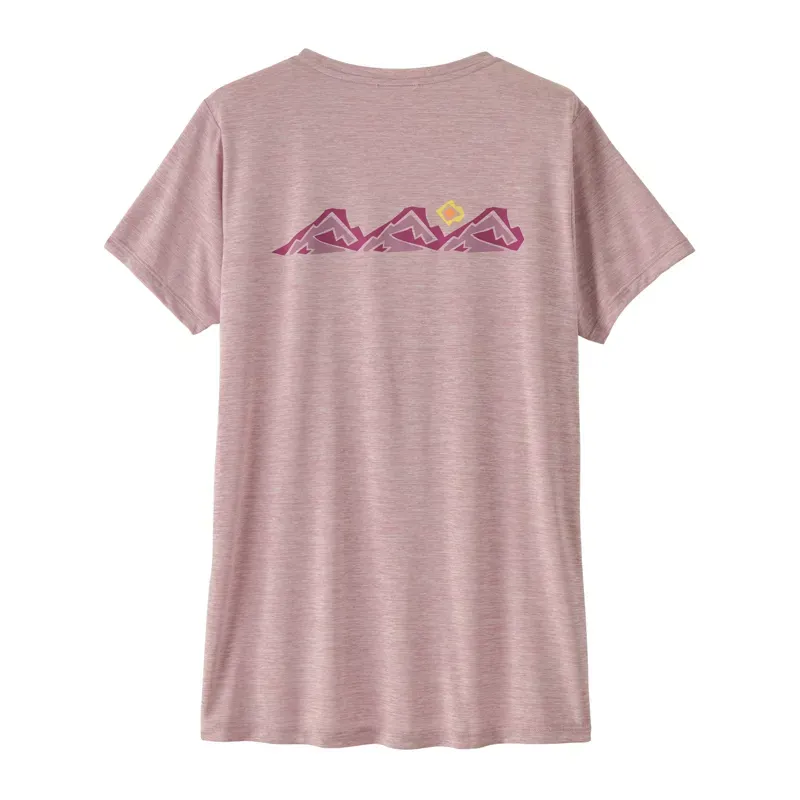 Patagonia Women's Capilene Trailcheck Cool Daily in Quiet Violet