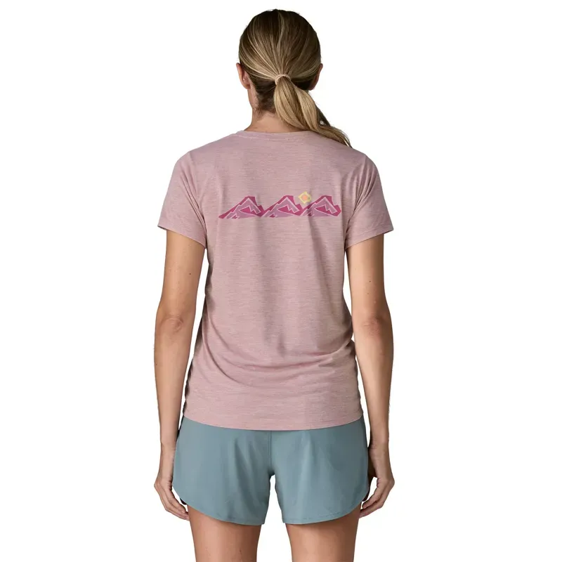 Patagonia Women's Capilene Trailcheck Cool Daily in Quiet Violet-2