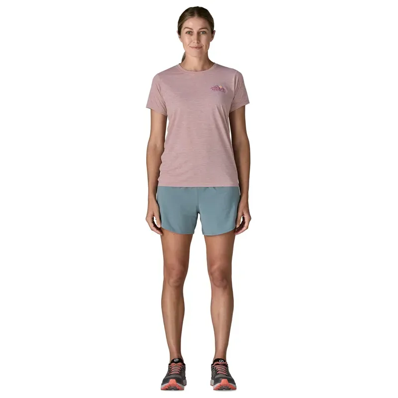Patagonia Women's Capilene Trailcheck Cool Daily in Quiet Violet-3