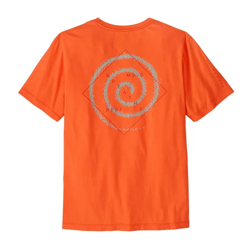 Patagonia Multi-Pitch T-Shirt in Orange Peel