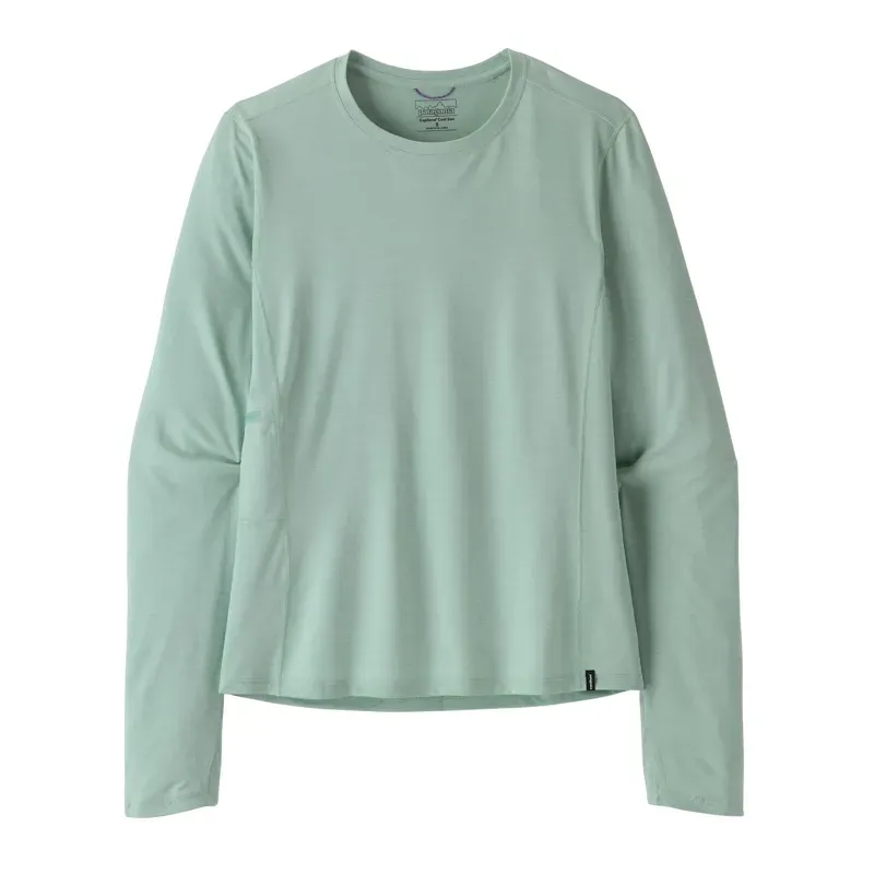 Patagonia Women's Capilene Cool Sun Shirt in Thermal Blue - Thin Ice X-Dye