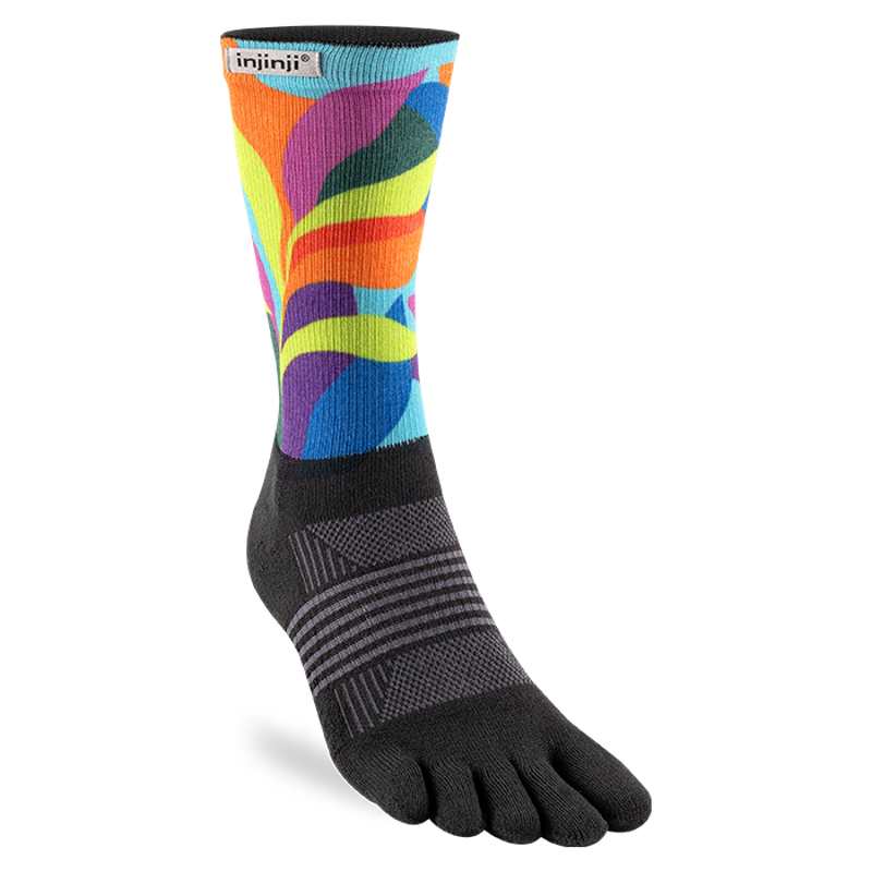 Injinji Spectrum Midweight women's Trail Crew in Vendure