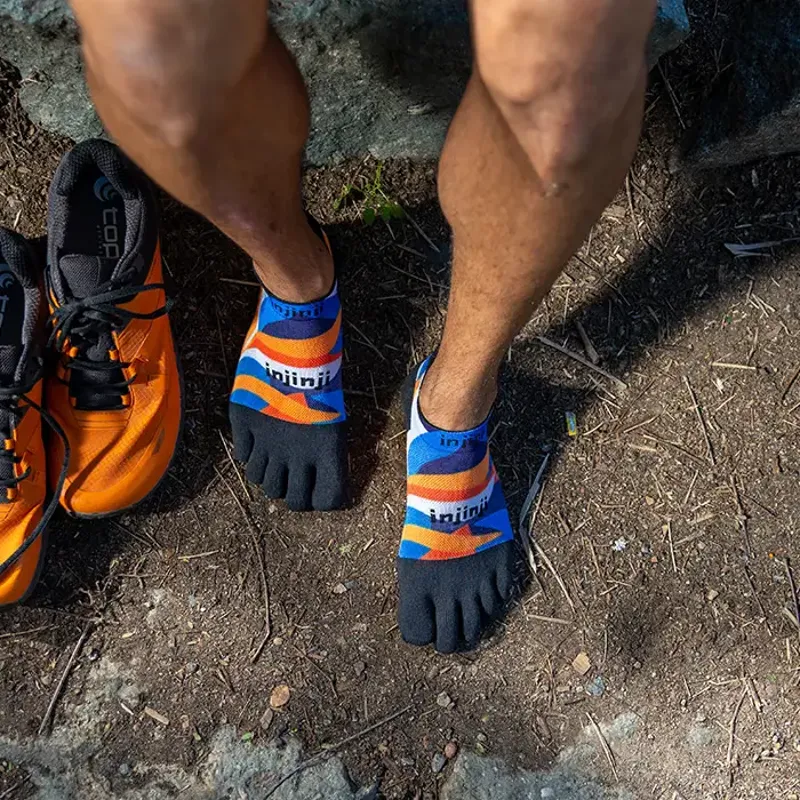 Injinji Spectrum Lightweight No Show in Botanic-1