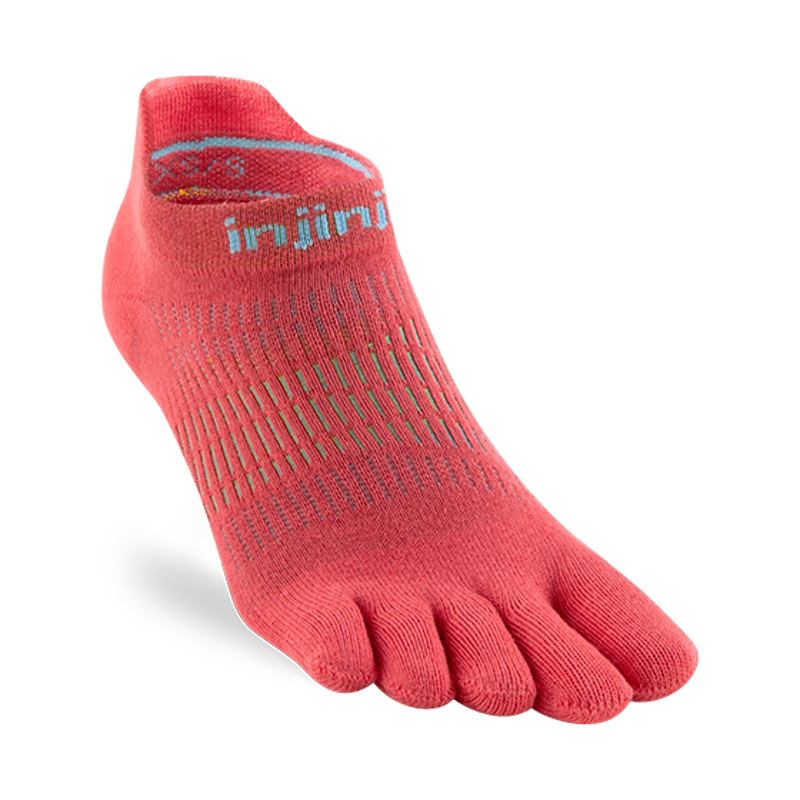 Injinji Lightweight No Show Ladies Coral