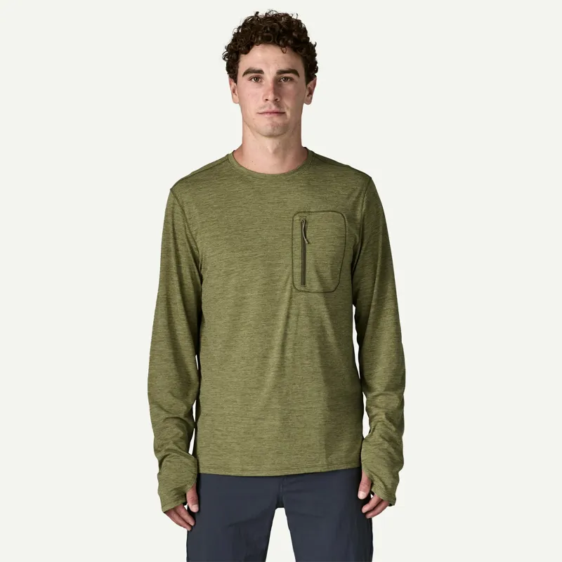 Patagonia Capilene Cool Sun Shirt in Green-1