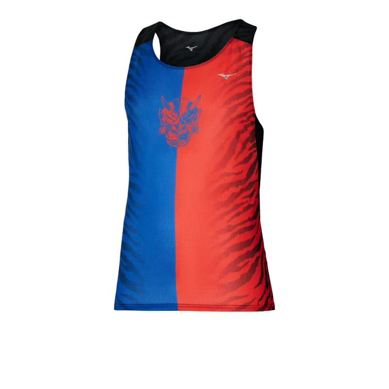 Mizuno DryAeroFlow Graphic Tank Vest Red/Blue