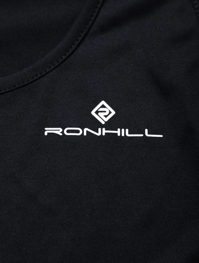 Ronhill Womens Core SS Tee Black/Bright White -2