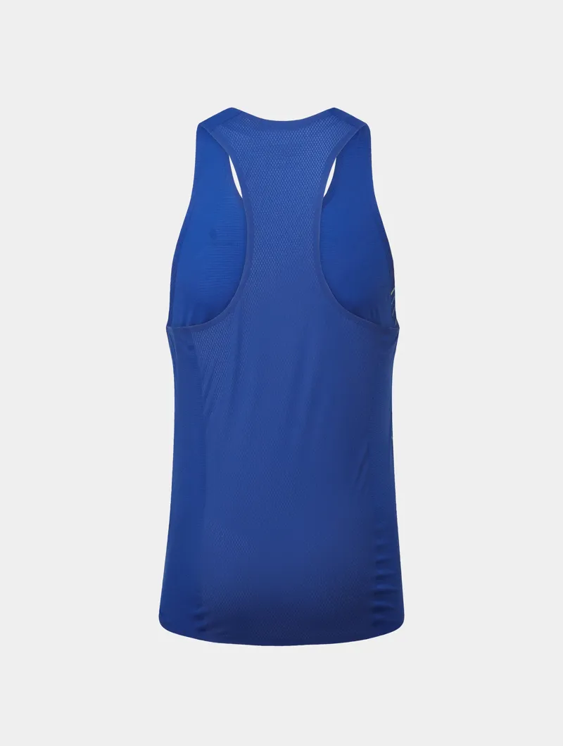 Ronhill Tech Race Vest in Dark Cobalt/Fluro Green-1