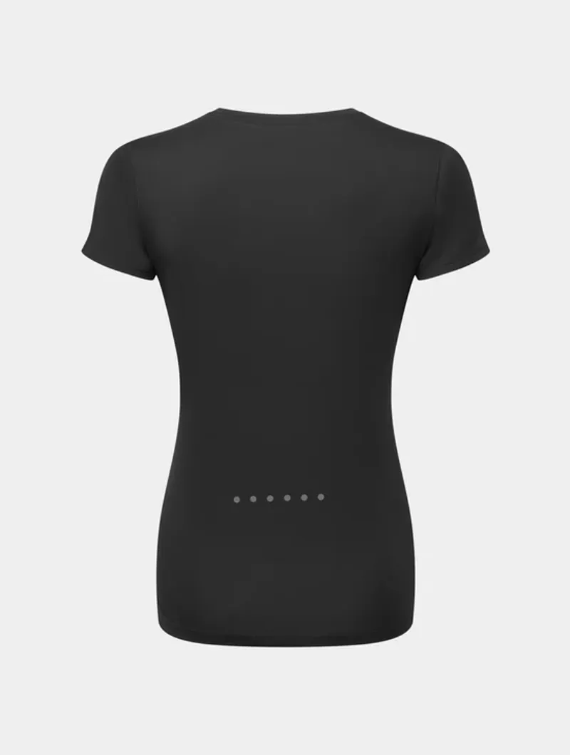 Ronhill Womens Core SS Tee Black/Bright White -1