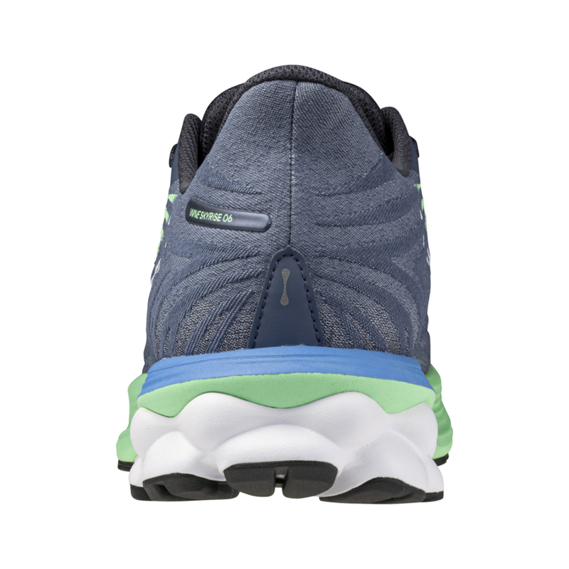 Mizuno WAVE Skyrise 6 Vintage Indigo/White/Neo Mint-2