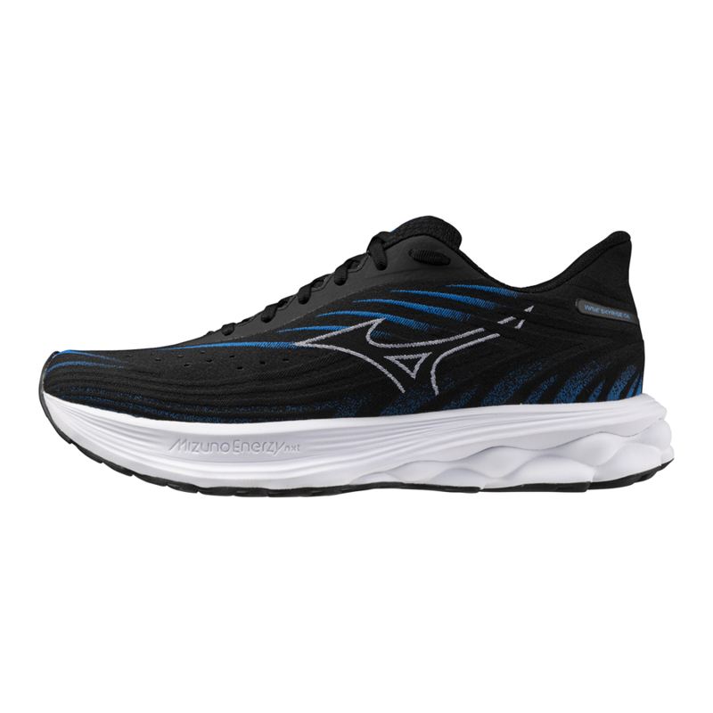 Mizuno WAVE Skyrise 6 Black/White/Blue Pace-1