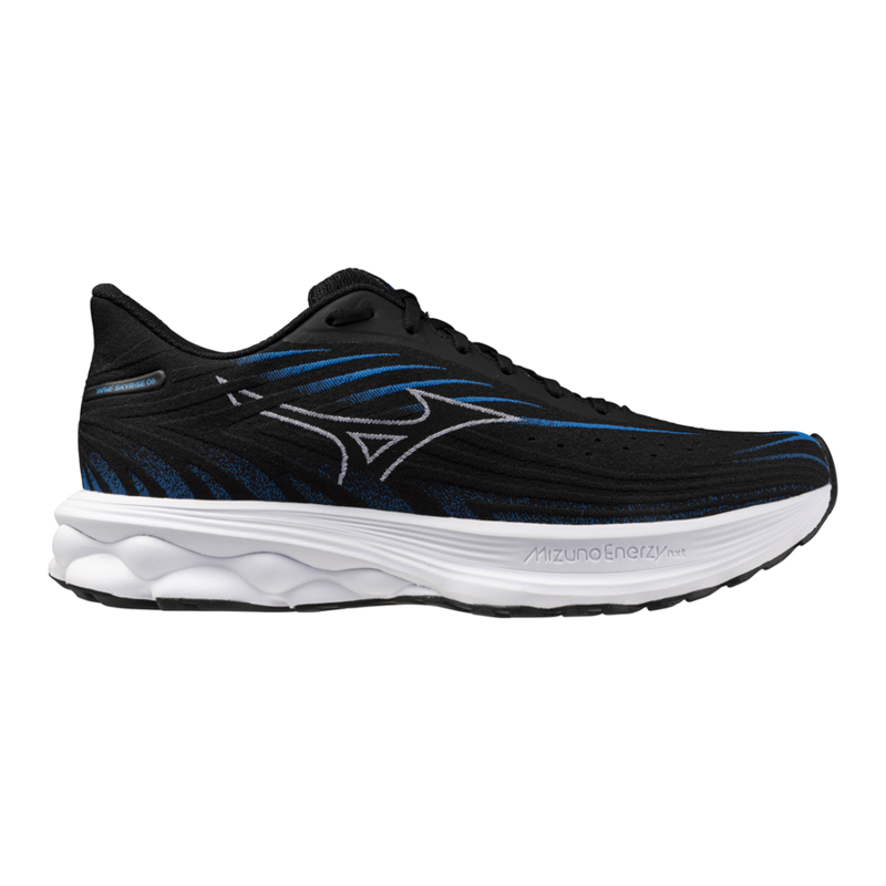 Mizuno WAVE Skyrise 6 Black/White/Blue Pace