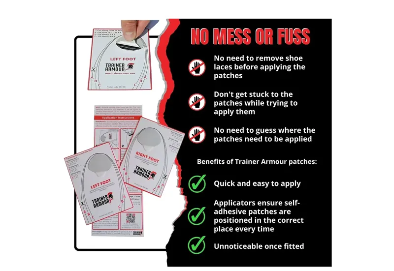 Trainer Armour Big toe hole preventer Black -1