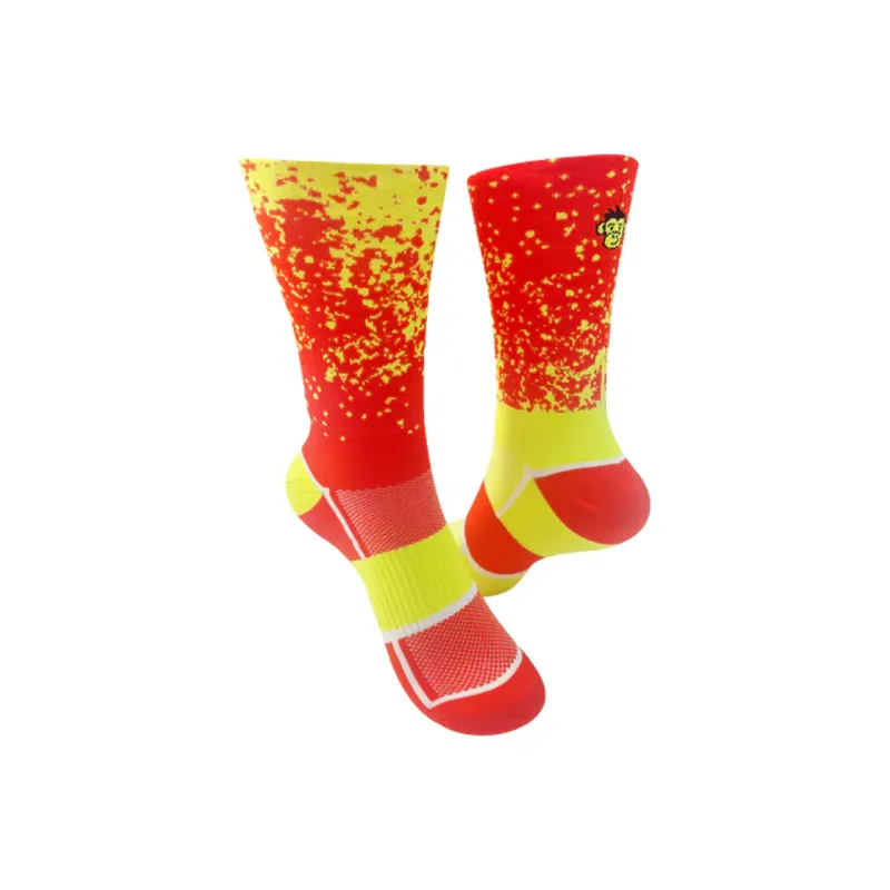 Monkey Sox Classic Mist Red/Yellow