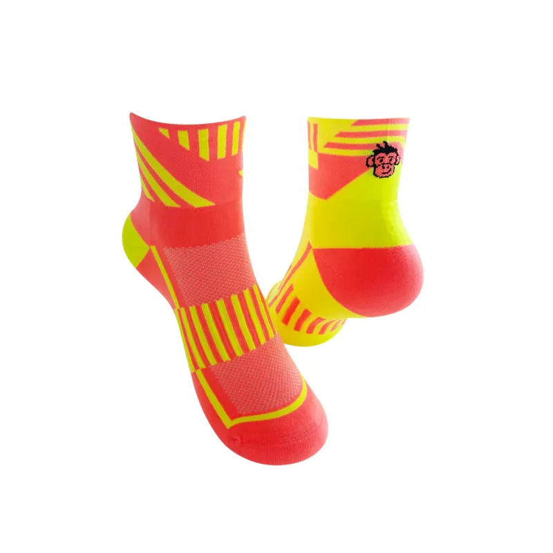 Monkey Sox Ultra Ankle Orange/Yellow