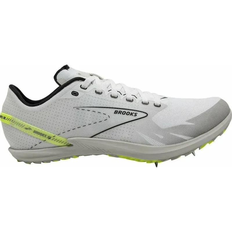 Brooks Draft XC Spikes White/Black/Nightlife