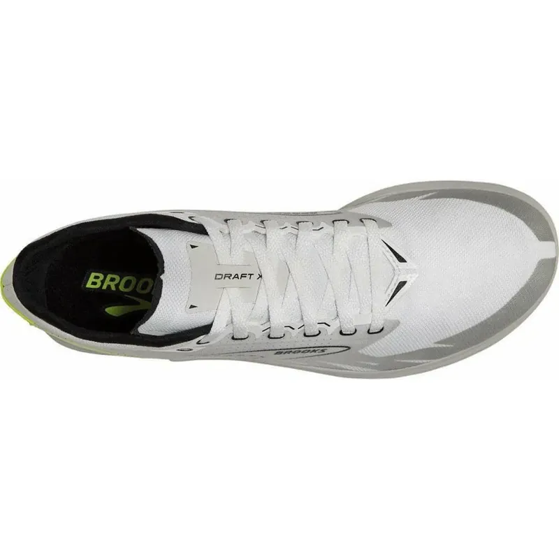 Brooks Draft XC Spikes White/Black/Nightlife-3