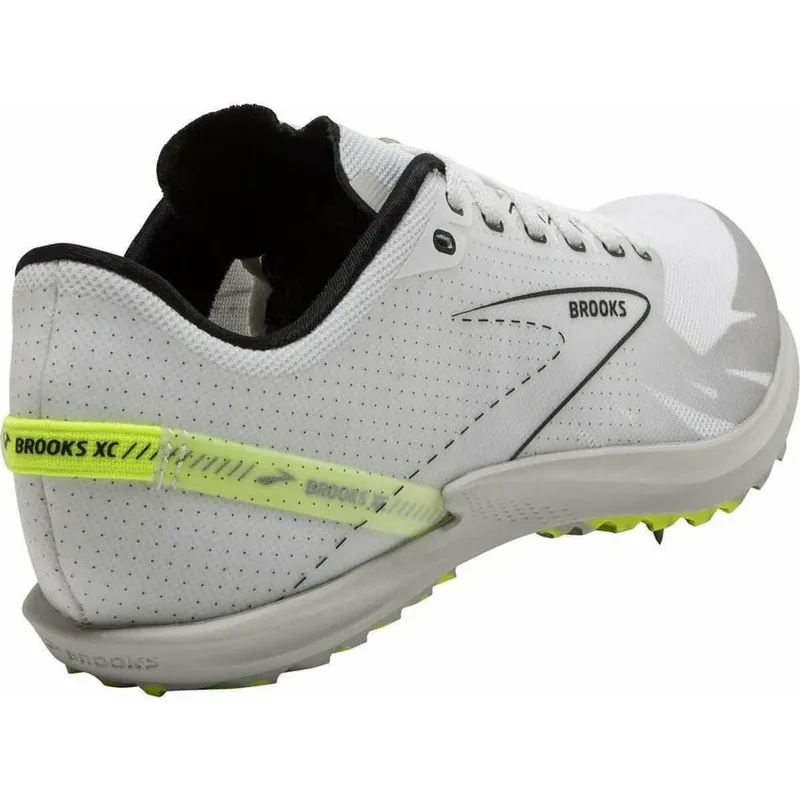 Brooks Draft XC Spikes White/Black/Nightlife-4