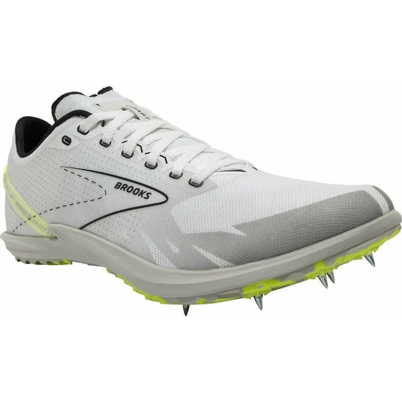 Brooks Draft XC Spikes White/Black/Nightlife-5