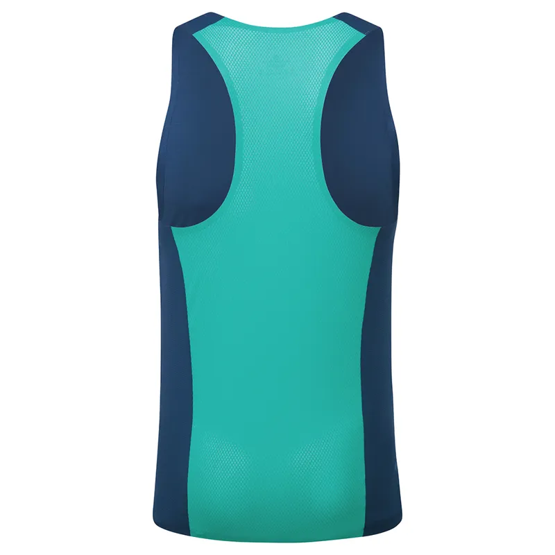 Ronhill Men's Tech Race Vest in  Dark Navy/Deep Laguna-1