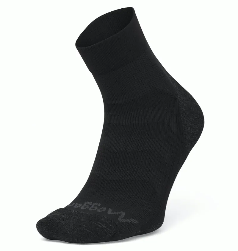 Moggans Merino Wool Ultra-Light Speed Ankle Sock Black