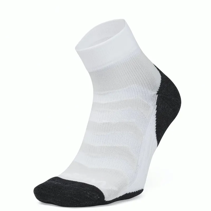 Moggans Merino Wool Ultra-Light Speed Ankle Sock White