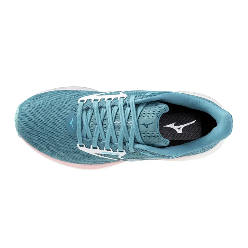 Mizuno Womens Wave Rider 29 Larkspur/White/Pinkesque-4