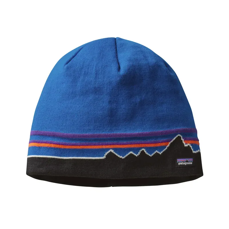 Patagonia Beanie Hat in Classic Fitz Roy Andes Blue