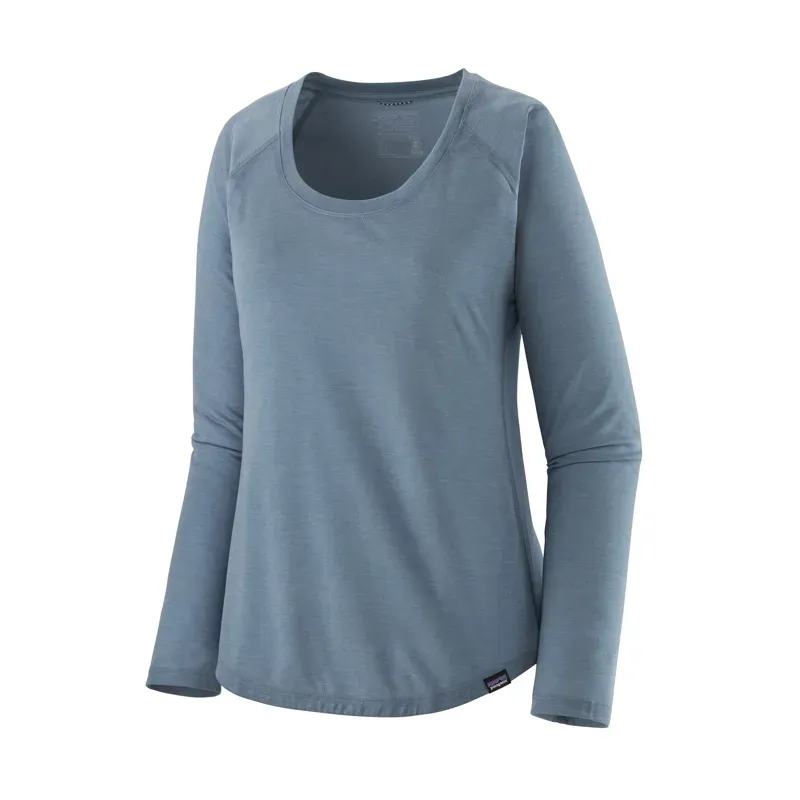 Patagonia Cap Cool Long Sleeve Trail Shirt in Light Plume Grey