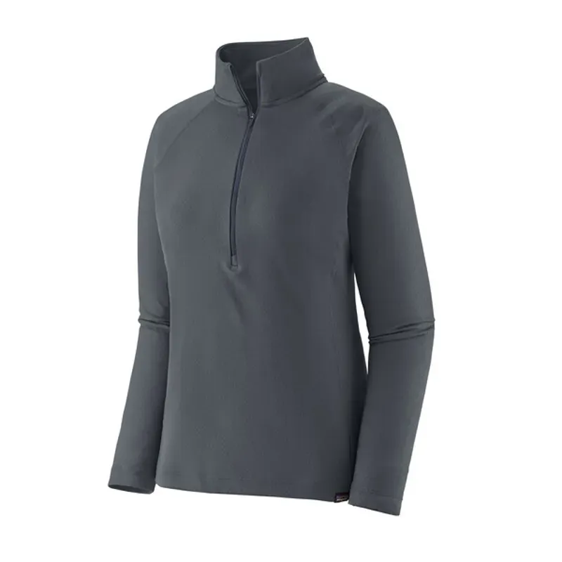 Patagonia Women's Capilene Zip Neck in Smolder Blue