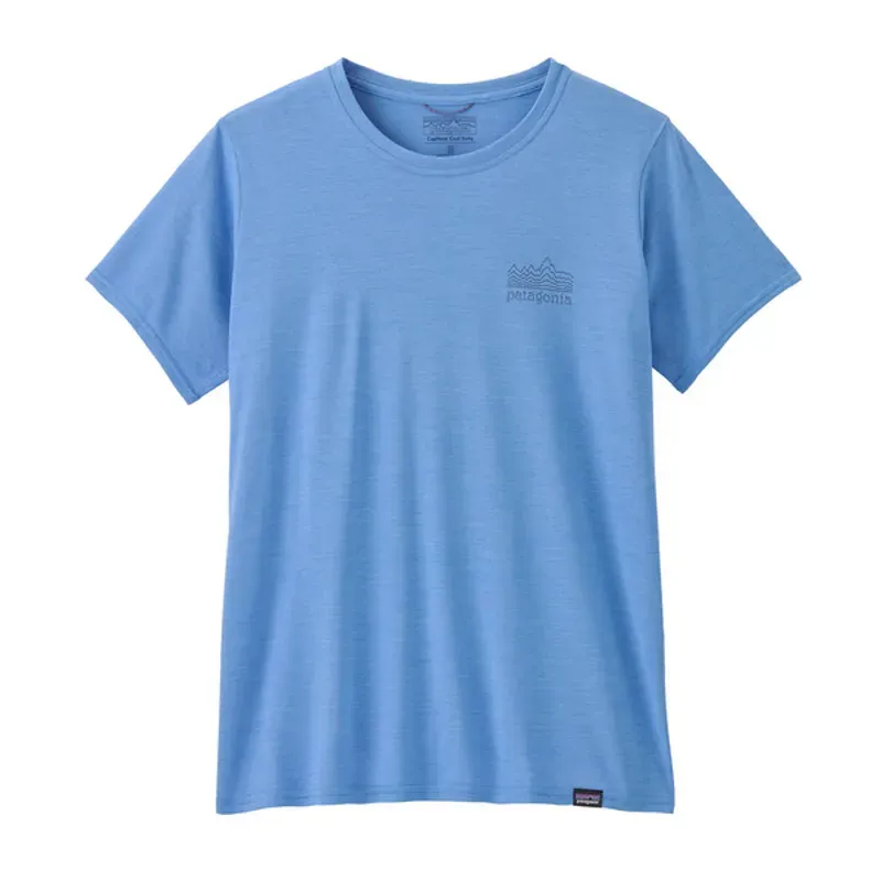 Patagonia Women's Capilene Cool Daily Graphic Shirt in Strataspire Blue-1